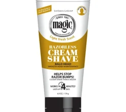 Magic Razorless Cream Shave Bald Head 170Gm