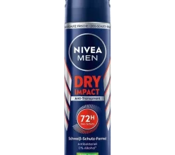 NIVEA MEN Dry Impact Anti-Perspirant Deodorant Spray 150 ml