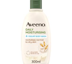 Aveeno Daily Moisturising Yogurt Body Wash, Vanilla & Oat Scent