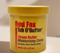 Red Fox Tub O' Cocoa Butter Moisturizing Cream 341g