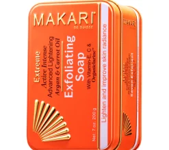 MAKARI EXTREME ARGAN & CARROT OIL EXFOLIATING SOAP 200G