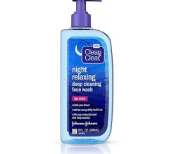 Clean & Clear Night Relaxing Oil-Free Deep Cleaning Face Wash 240ml
