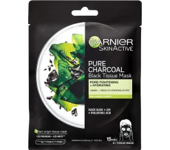 Garnier Skin Active Pure Charcoal Black Tissue Face Mask – 28g