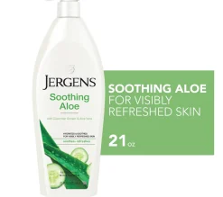 Jergens Body Lotion with Aloe Vera & Cucumber Extract, 21 Oz