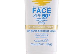 Bondi Sands Fragrance Free Face Sunscreen Lotion SPF 50+