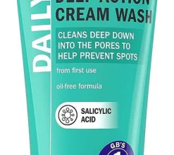 Clean and clear deep action cream wash 150ml